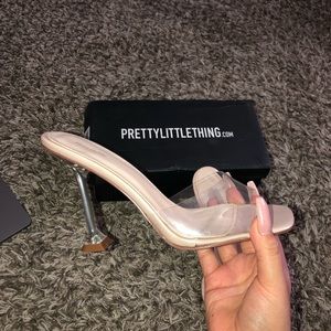 PLT heeled sandals-cream mules